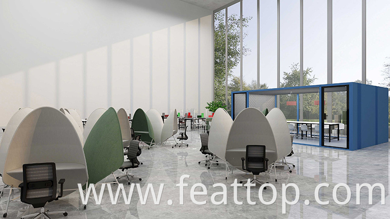 Modern design fabric upholstered sofa seating /acoustic office meeting pod/office workstation